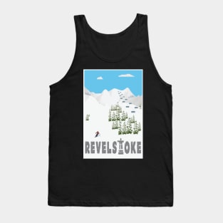 Revelstoke, B.C. Canada, Ski Poster Tank Top